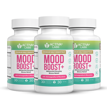 Mood Boost: 24-in-1 with Essential B-Vitamins & Zinc for Calm, Energy & Resilience