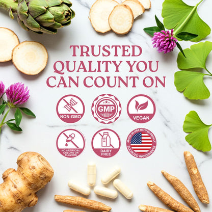 Total Menopause Support - The only Formula that supports your Gut + Hormones