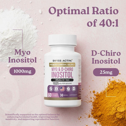 Myo-Inositol + D-Chiro Formula (40:1) – PCOS & Hormone Balance