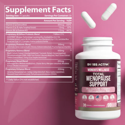 Total Menopause Support - The only Formula that supports your Gut + Hormones