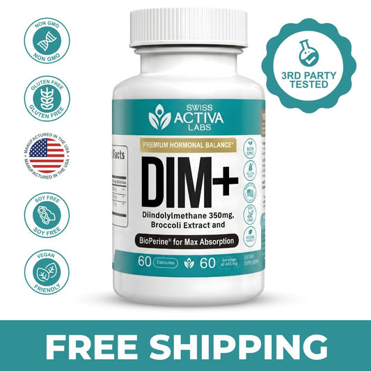 DIM 350mg with Broccoli extract – Optimize Estrogen Metabolism & Balance