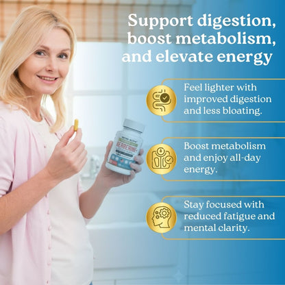 Berberine+ 7-in-1 | 1,404mg Formula with 600mg Berberine HCl with Bioperine | Superior Absorption & Gut-Friendly Metabolic Support
