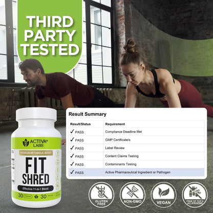 Fit Shred | 11-in-1 Weight Loss Supplement for Energy, Digestive Support & Daily Wellness