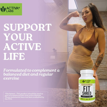 Fit Shred | 11-in-1 Weight Loss Supplement for Energy, Digestive Support & Daily Wellness