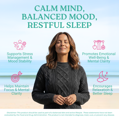 Mood Boost: 24-in-1 with Essential B-Vitamins & Zinc for Calm, Energy & Resilience