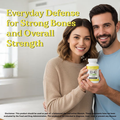 Complete Bone Trio – Vitamins D3 + K2  with Calcium
