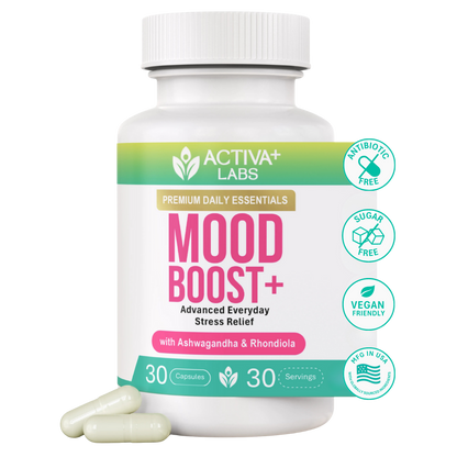 Mood Boost: 24-in-1 with Essential B-Vitamins & Zinc for Calm, Energy & Resilience