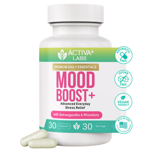Mood Boost: 24-in-1 with Essential B-Vitamins & Zinc for Calm, Energy & Resilience